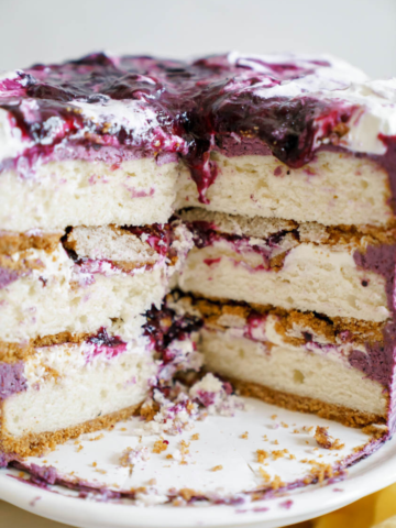 blueberry cheesecake cake