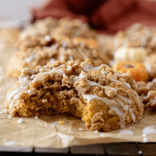 pumpkin coffee cake cookies