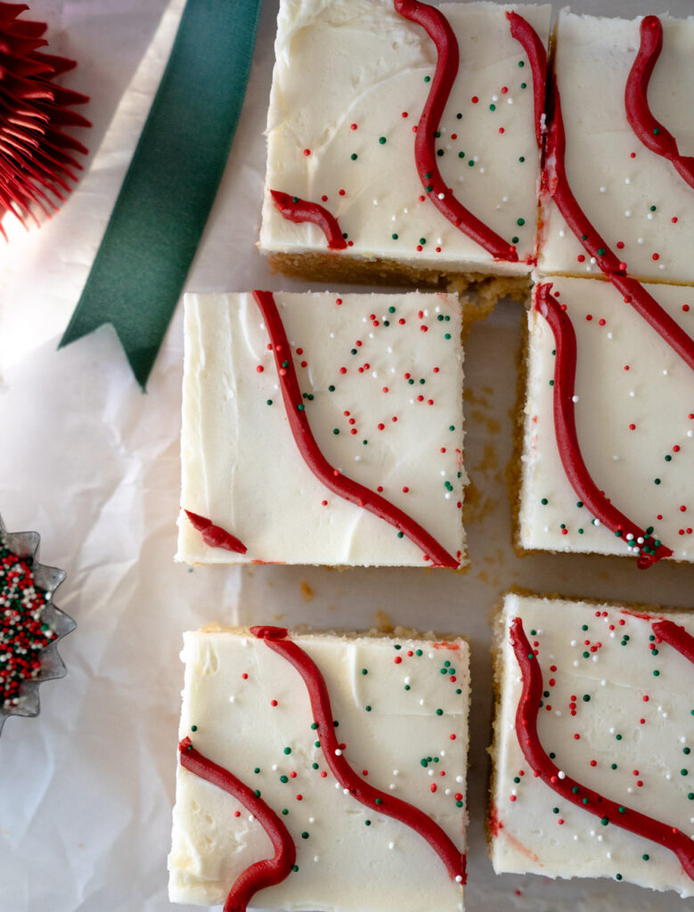 christmas sugar cookie bars