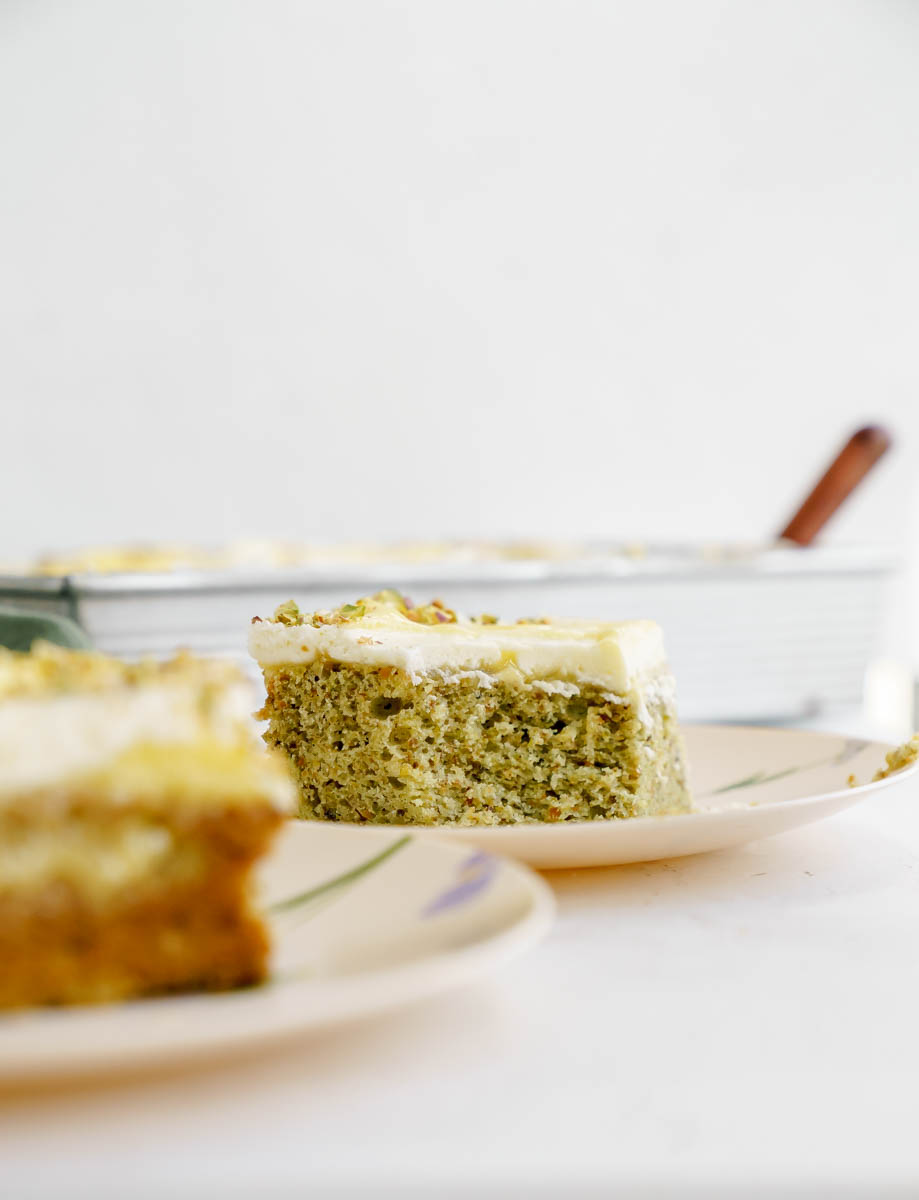 The Most Delicious Lemon Pistachio Cake Recipe - Cake Babe Bakery