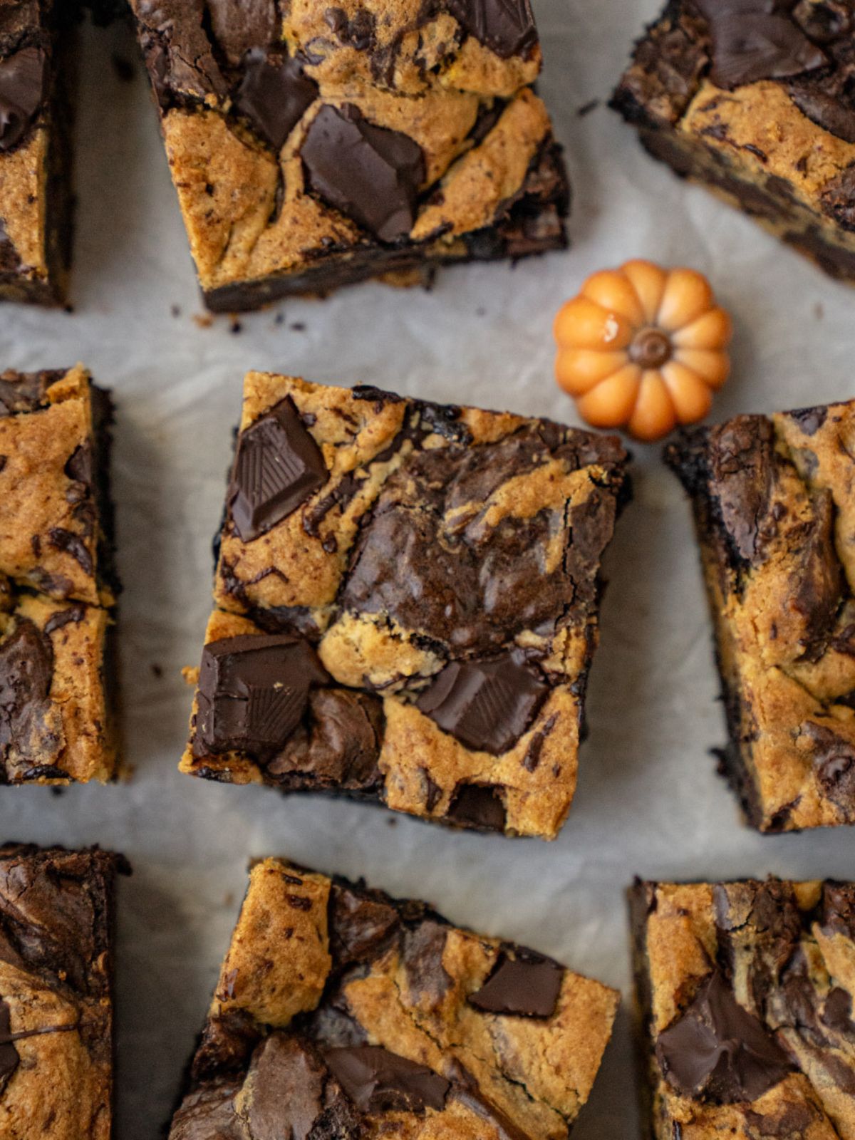 pumpkin brookies