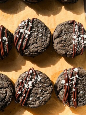 Double Chocolate Cookie Sandwiches