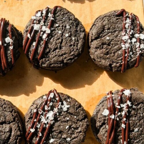 Double Chocolate Cookie Sandwiches