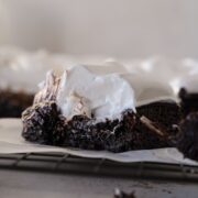 hot chocolate brownies