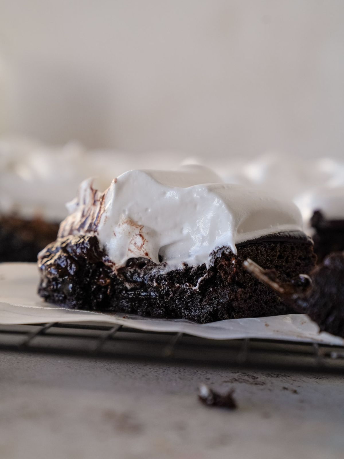 hot chocolate brownies