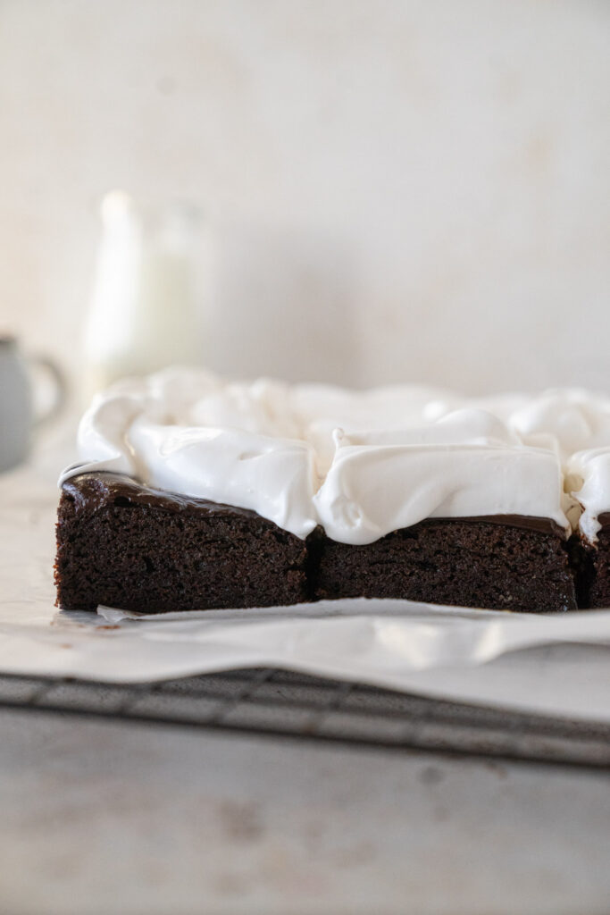 hot chocolate brownies