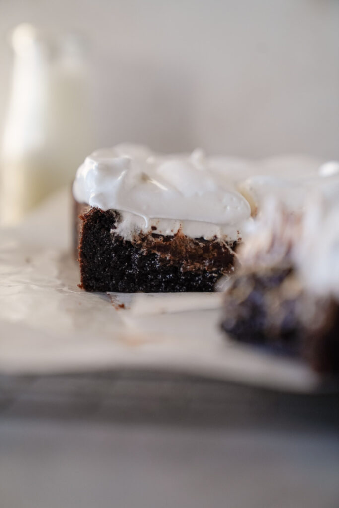 hot chocolate brownies