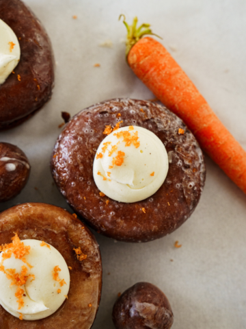 Carrot Cake Brioche Donuts
