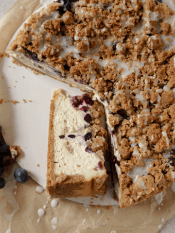 blueberry muffin cheesecake