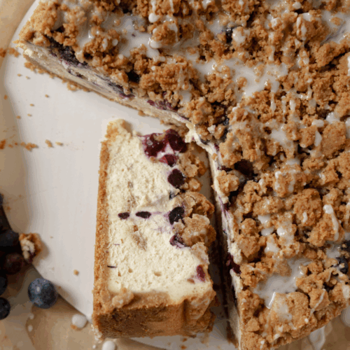 blueberry muffin cheesecake