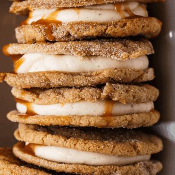 Snickerdoodle Caramel Cookies