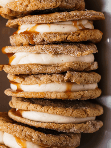 Snickerdoodle Caramel Cookies