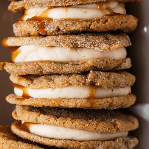 Snickerdoodle Caramel Cookies