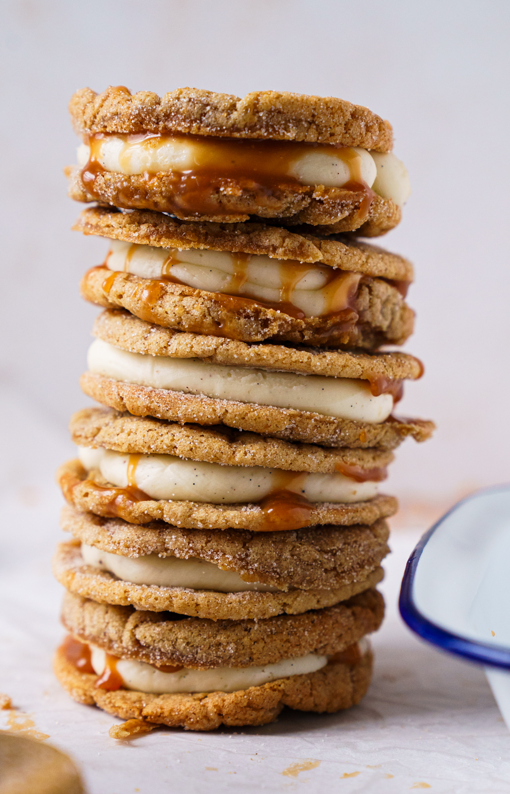 Easy Snickerdoodle Caramel Cookies Recipe - Cake Babe Bakery