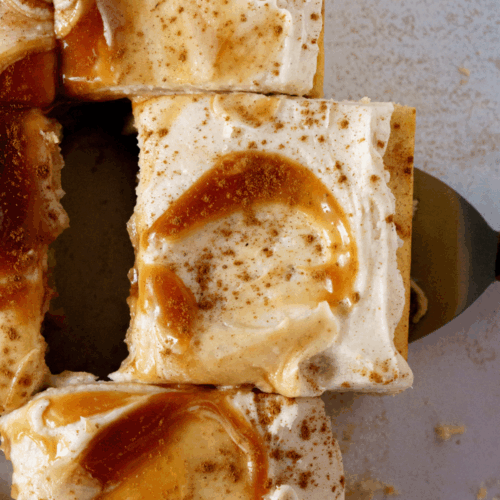 caramel snickerdoodle cake