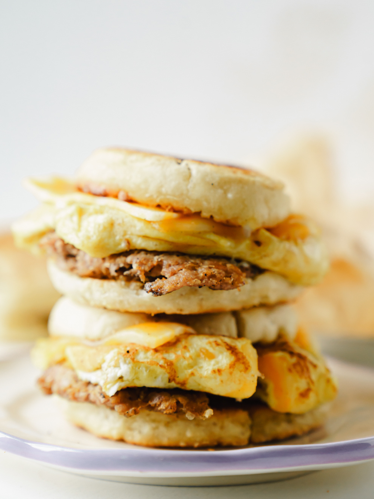 English Muffin Breakfast Sandwich