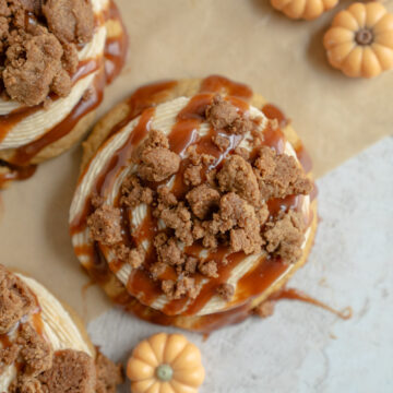Pumpkin Caramel Cookies