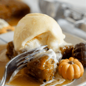 pumpkin sticky toffee pudding