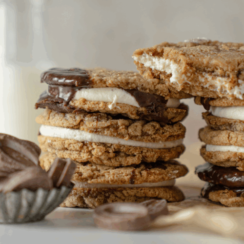 s'mores sandwich cookies