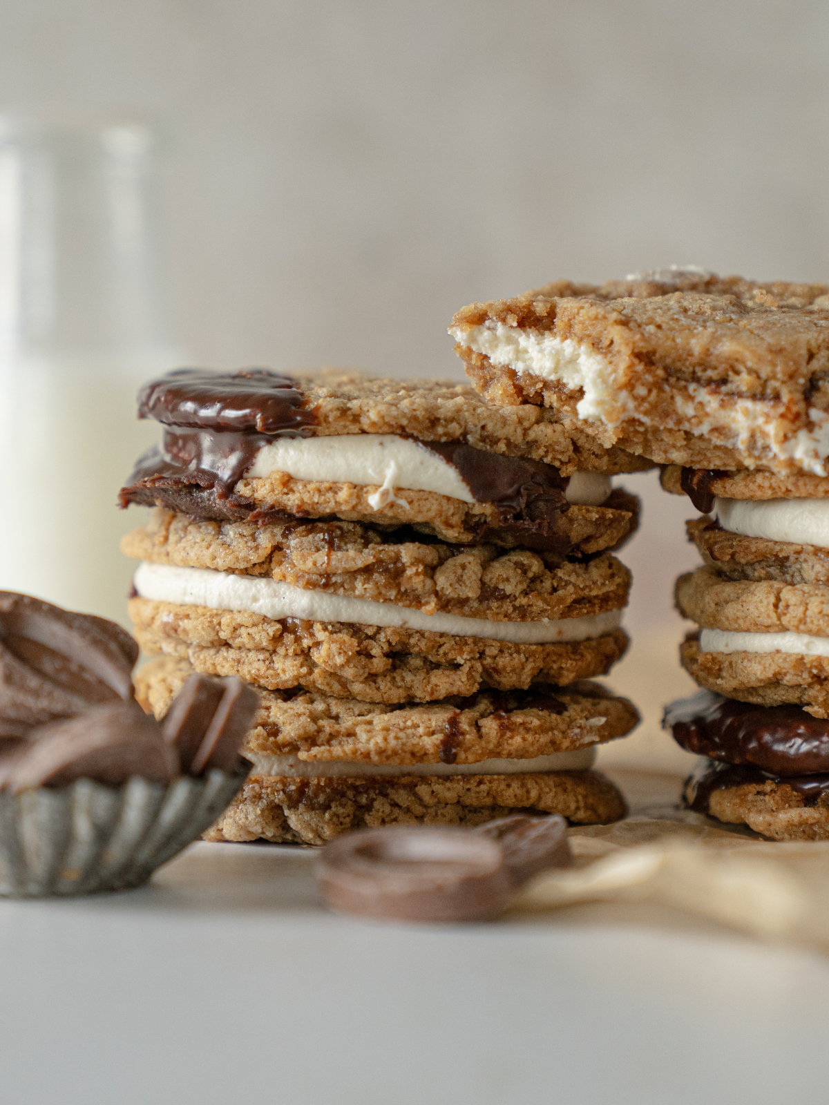 s’mores sandwich cookies