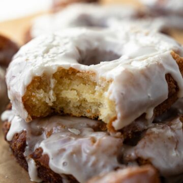 old fashioned maple donut