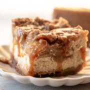 caramel apple cheesecake bars