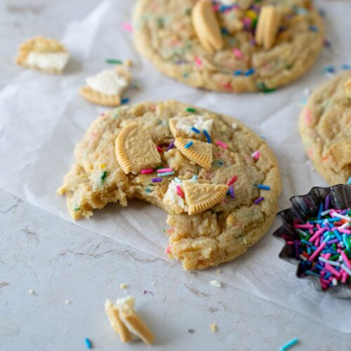 golden oreo birthday cookies