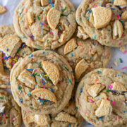 golden oreo bithday cookies