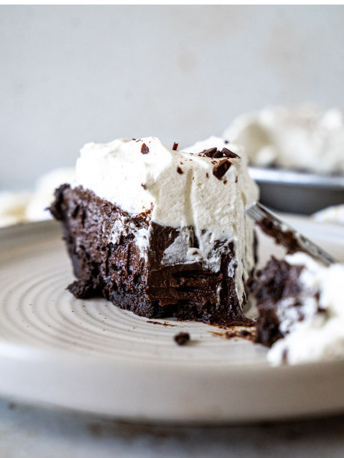 no bake chocolate cream pie