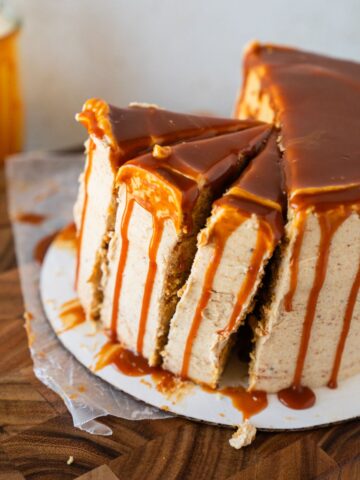 caramel brown butter cake