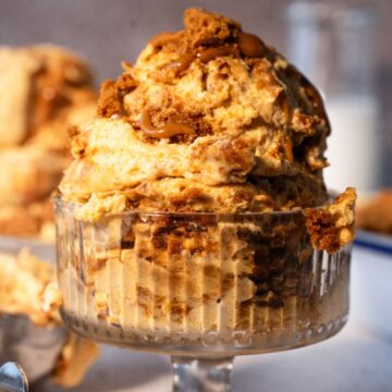 pumpkin biscoff pudding