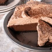 no bake triple chocolate pie