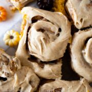 Brown Butter Pumpkin Cinnamon Roll 