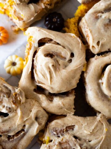 Brown Butter Pumpkin Cinnamon Roll 
