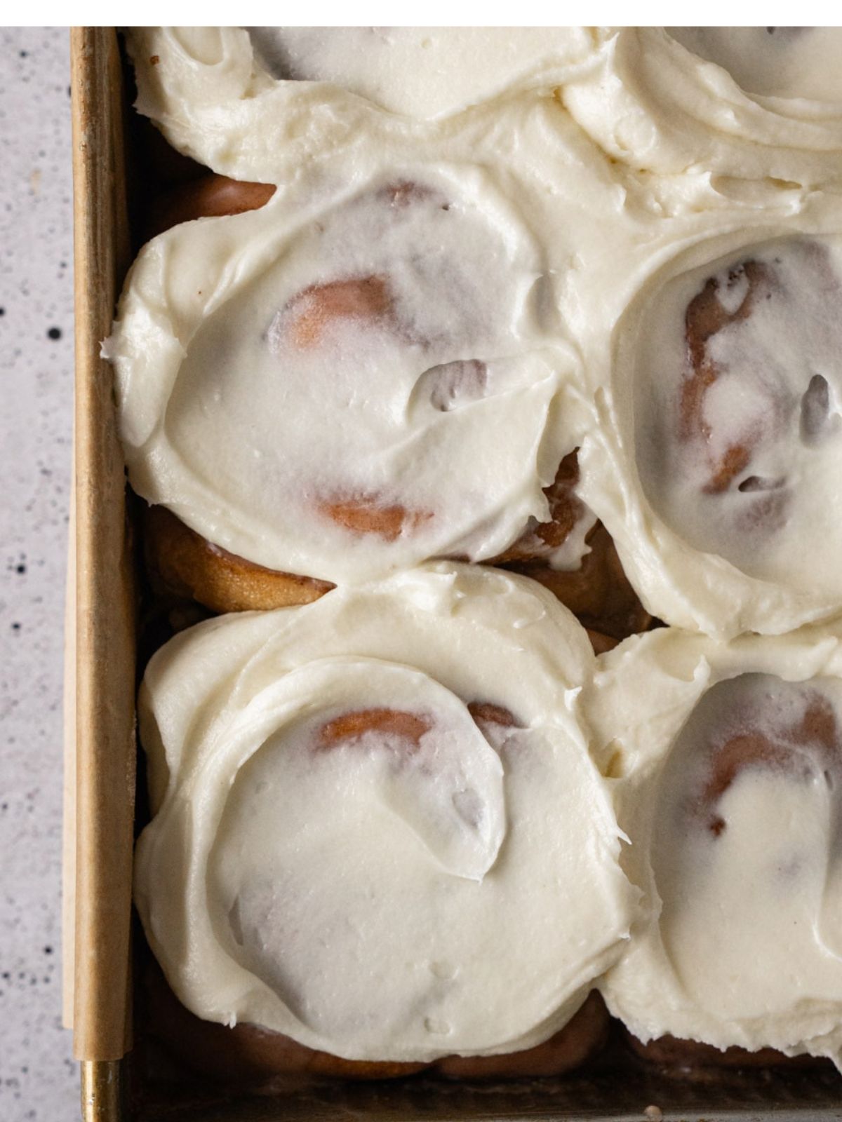 double frosted cinnamon rolls