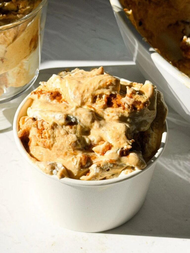 pumpkin gingersnap pudding