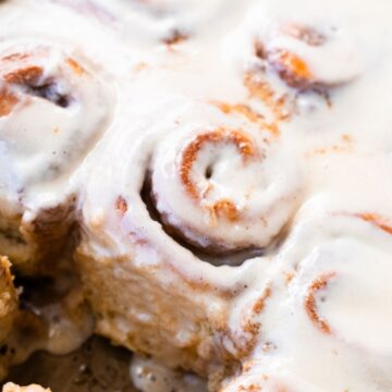 BEST Salted Maple Cinnamon Rolls Recipe