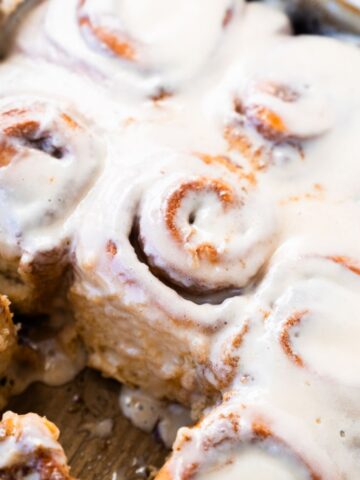 BEST Salted Maple Cinnamon Rolls Recipe
