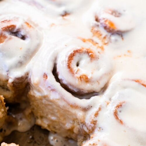 BEST Salted Maple Cinnamon Rolls Recipe