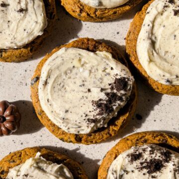 pumpkin oreo cookies
